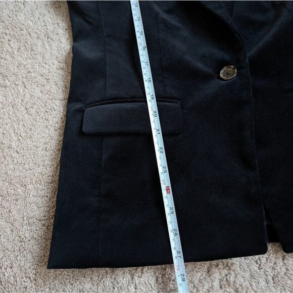 J.Crew Velvet Willa Black/Navy Blazer, size 4 - Picture 9 of 11